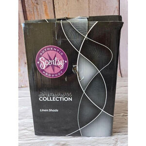 Scentsy Shadow Collection Linen Shade In Box Excellent Condition (G55)